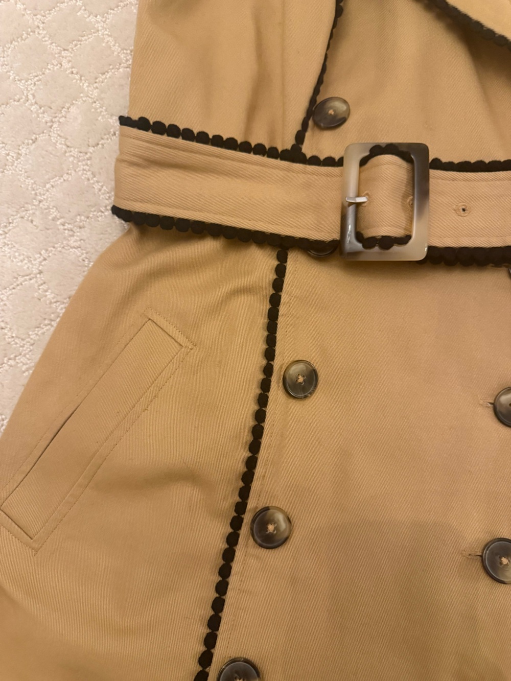 L'AGENCE Hale Trench mini dress - Picture 5 of 16